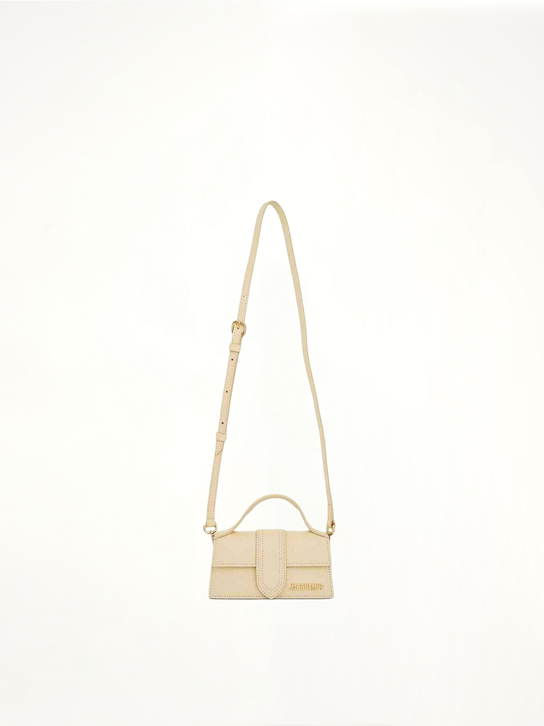 Le Bambino Leather Bag in Ivory