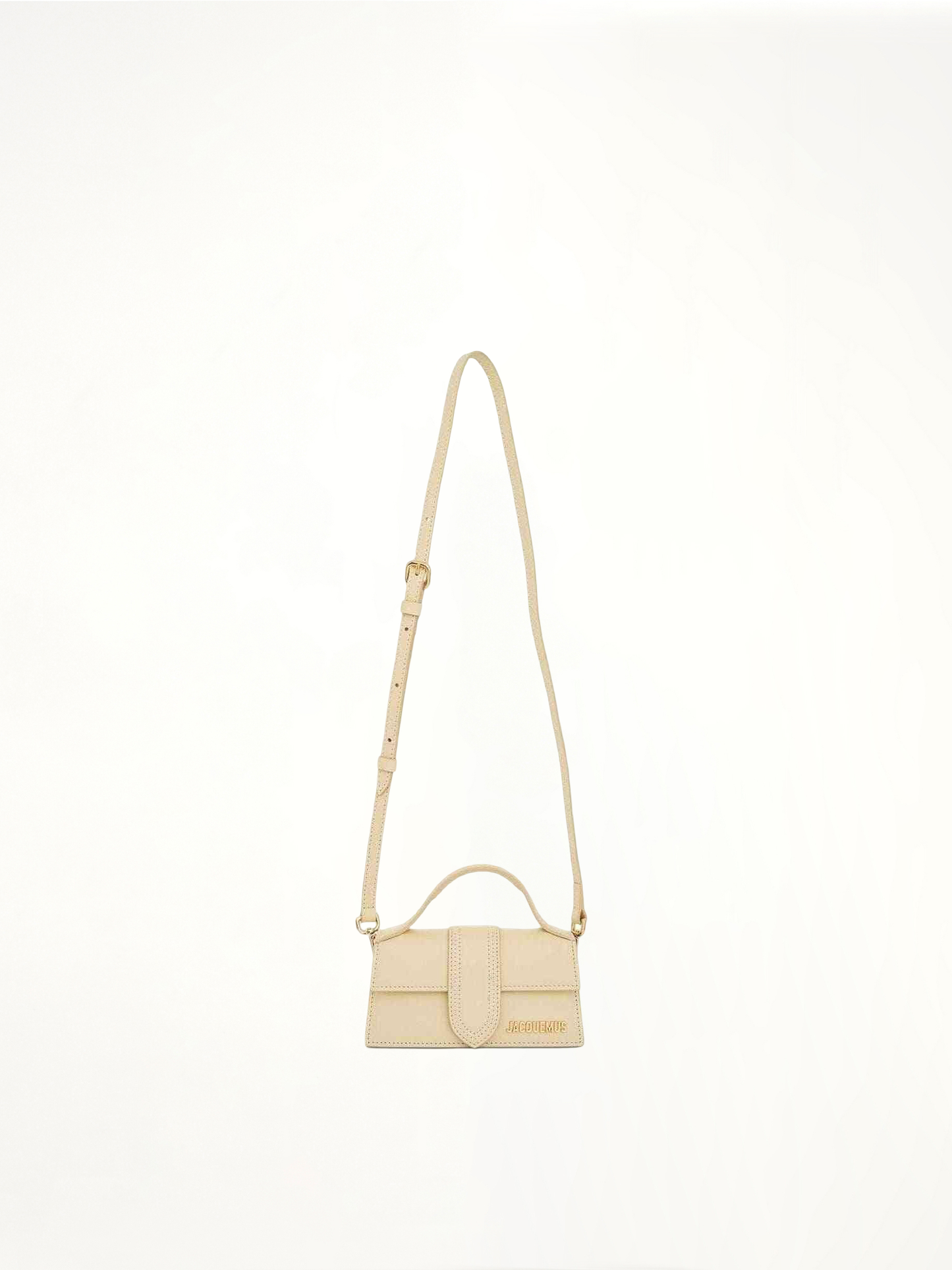 Le Bambino Leather Bag in Ivory