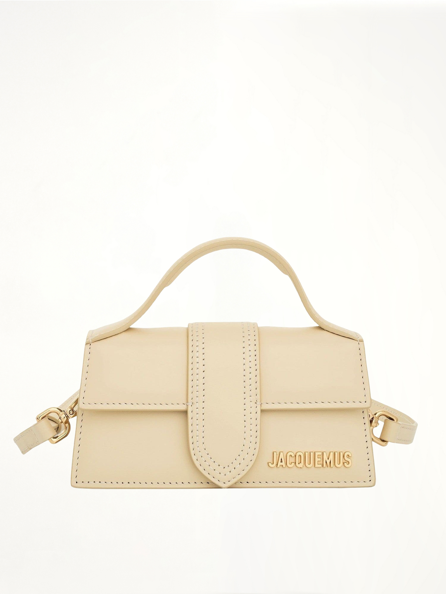 Le Bambino Leather Bag in Ivory