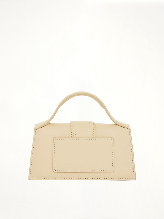 Le Bambino Leather Bag in Ivory