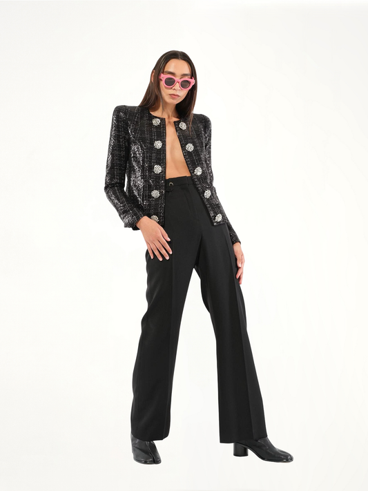 Sauge Suit Pants in Black