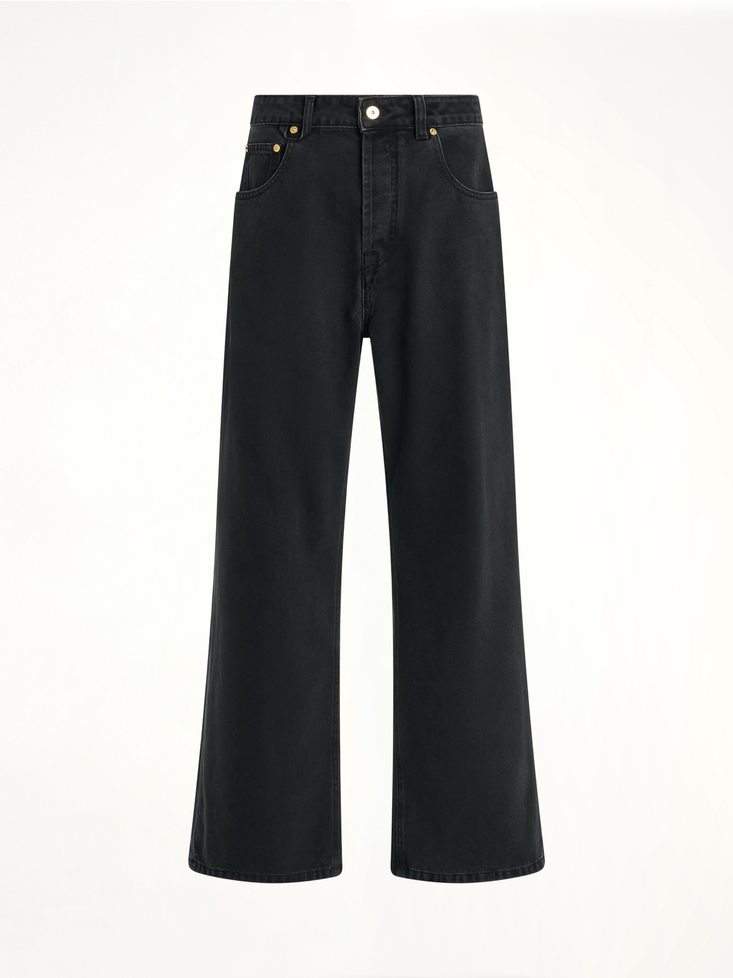 Le Denimes Large Jeans in Black