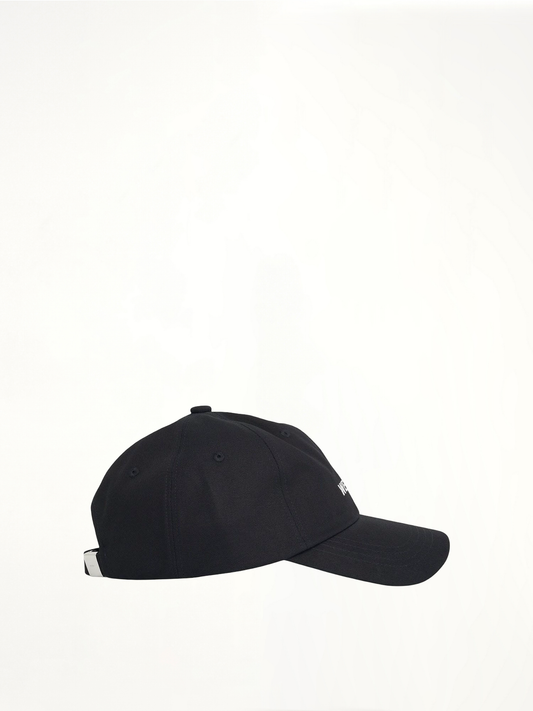 Basic Small Logo Cap in Black