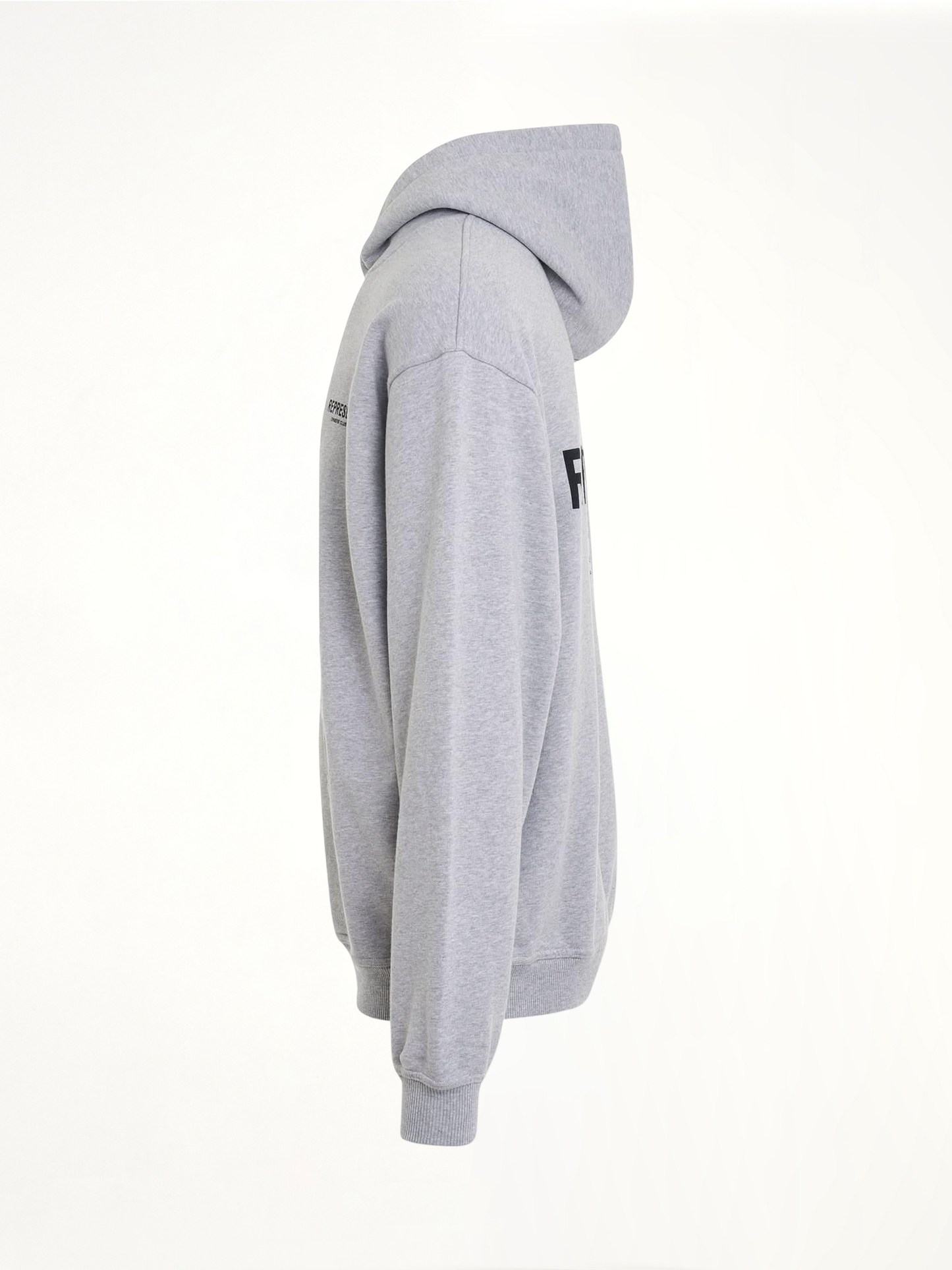 New Represent Owners Club Hoodie in Ash Grey/Black