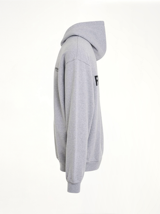 New Represent Owners Club Hoodie in Ash Grey/Black