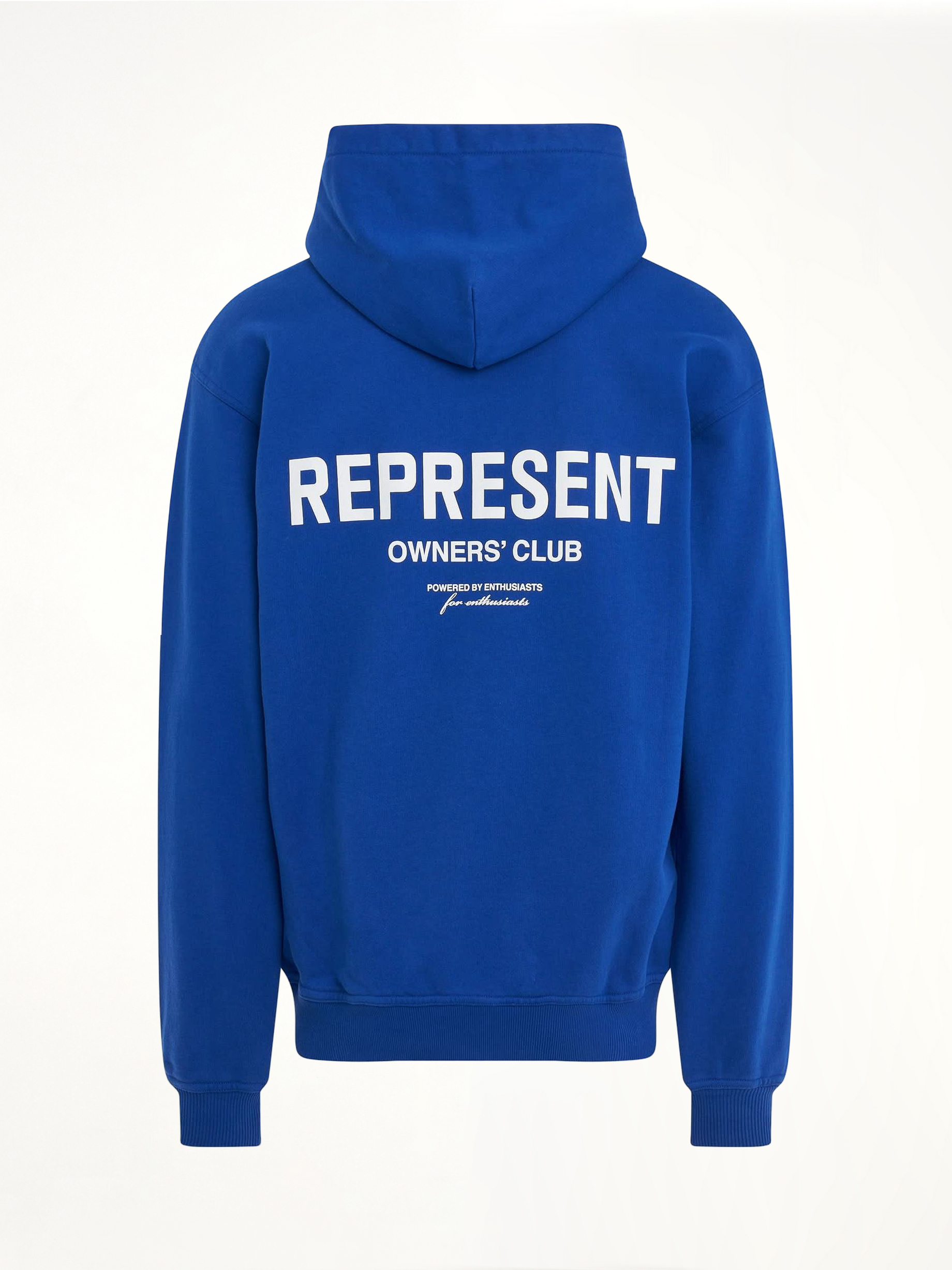 钴蓝色新款 Represent 车主俱乐部连帽衫