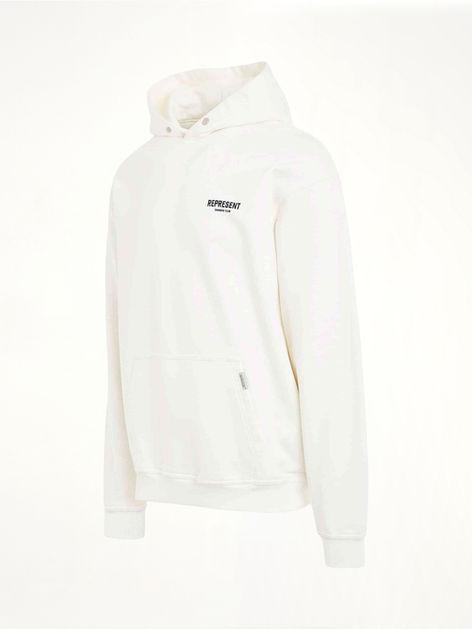 New Represent Owners Club Hoodie in Flat White