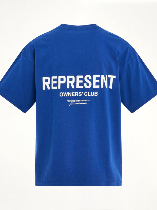 New Represent Owners Club T-Shirt in Cobalt Blue