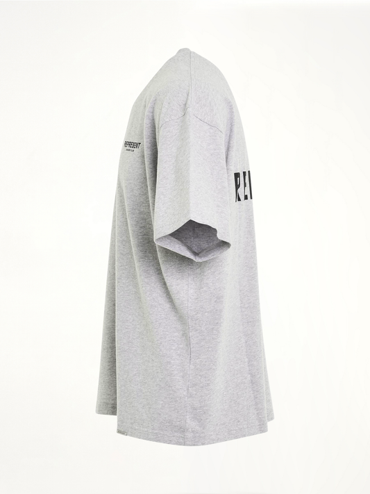 New Represent Owners Club T-Shirt in Ash Grey/Black