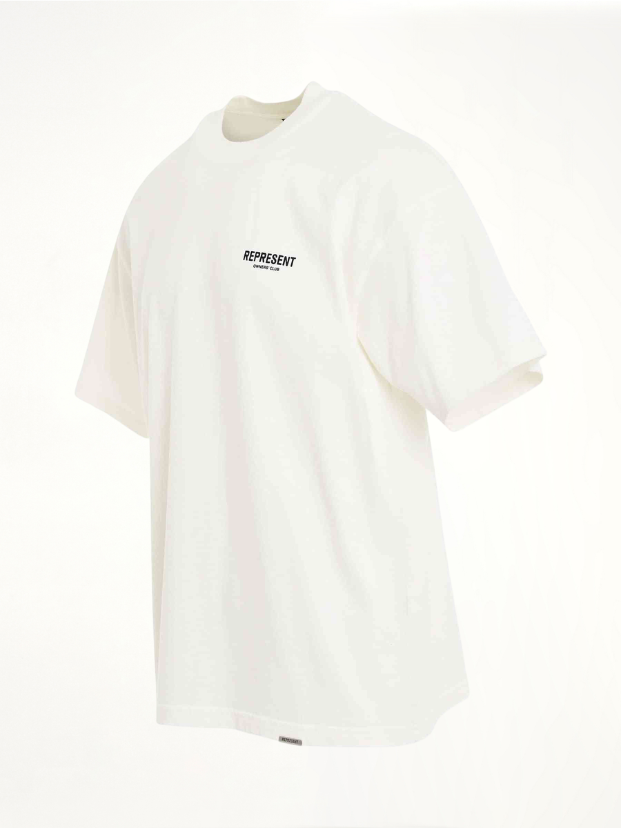 New Represent Owners Club T-Shirt in Flat White