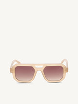 Thirty Four Taupe Sunglasses with Grad Brown Lens