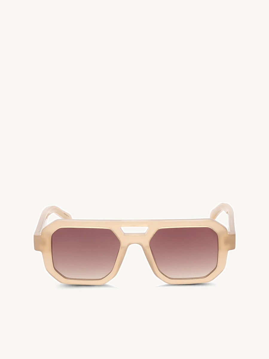 Thirty Four Taupe Sunglasses with Grad Brown Lens