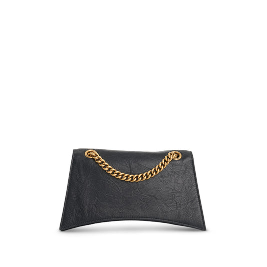 Crush Small Chain Bag in Black