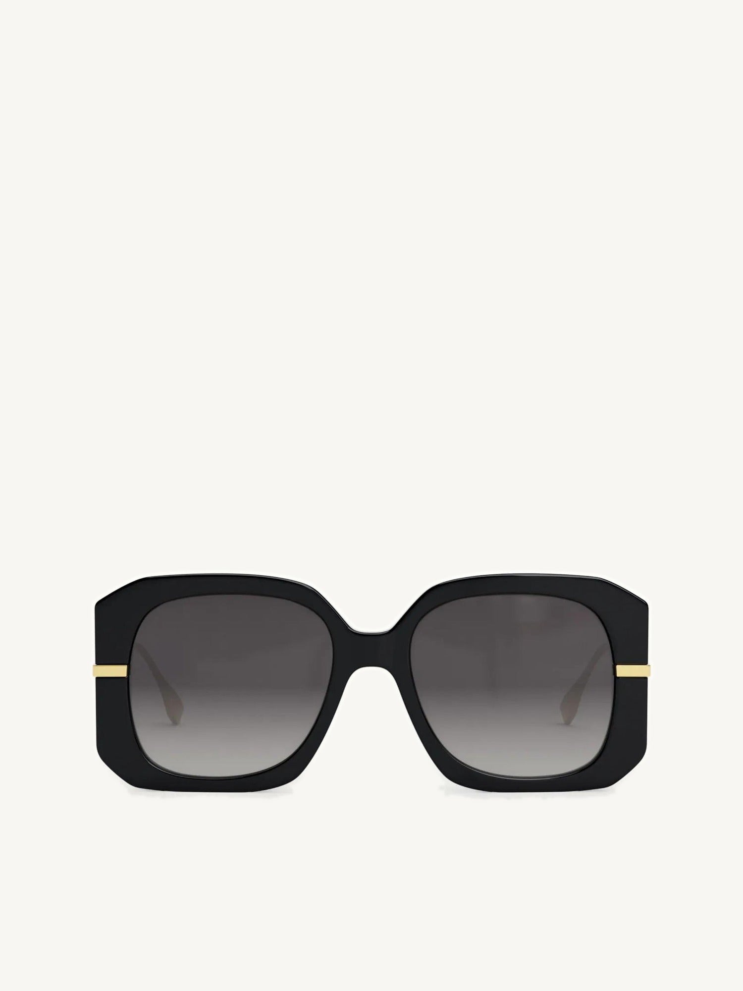 Fendi FE40065F 5601B Acetate Sunglasses in Black