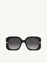 Fendi FE40065F 5601B Acetate Sunglasses in Black