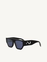 Fendi FE40108U 5401V Injected Sunglasses in Black/Blue