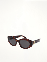 Celine CL40238U 5552A 深哈瓦那色板材太阳镜