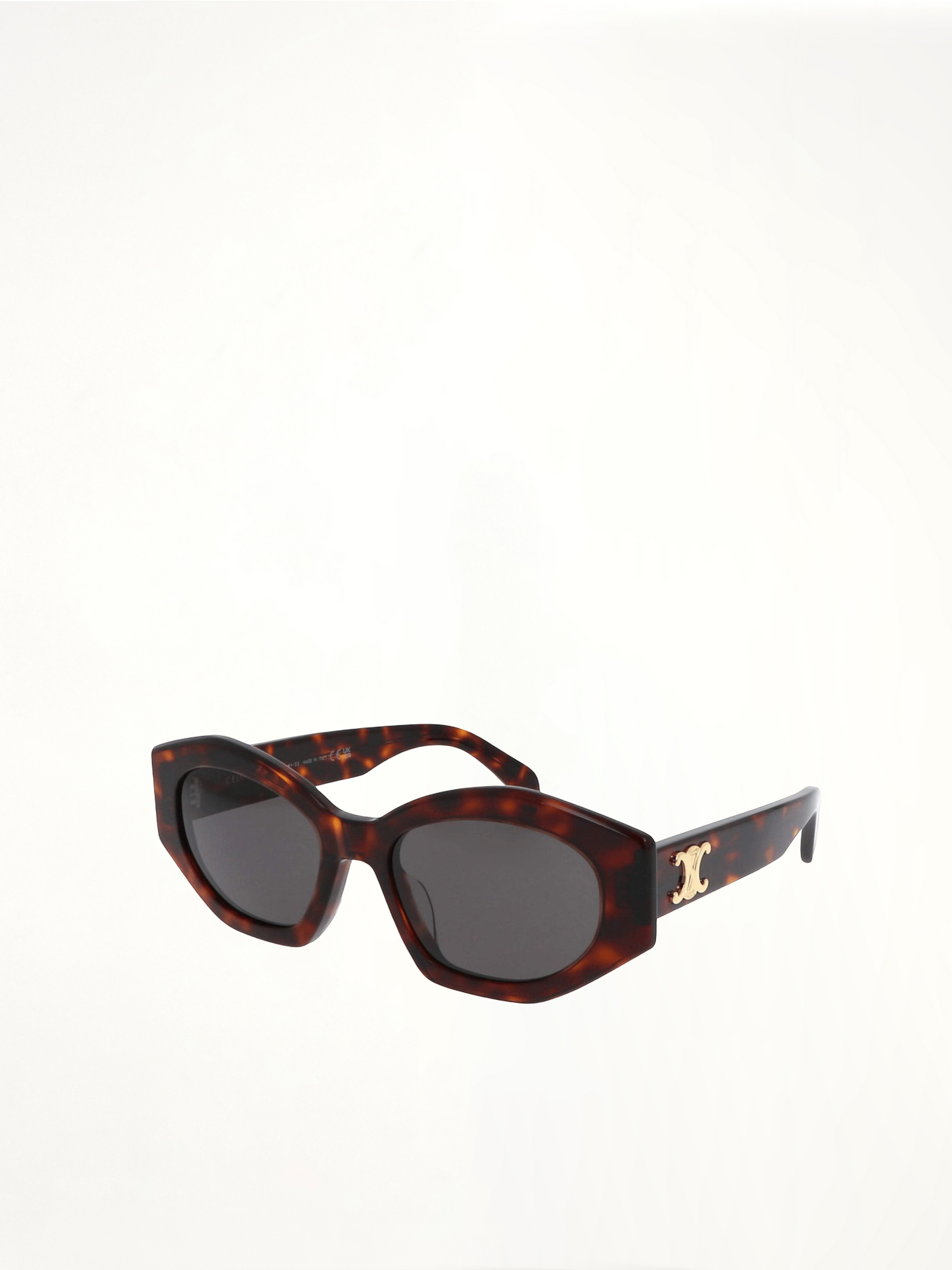Celine CL40238U 5552A 深哈瓦那色板材太阳镜