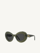 Loewe LW40112I 4796A Acetate Sunglasses in Green