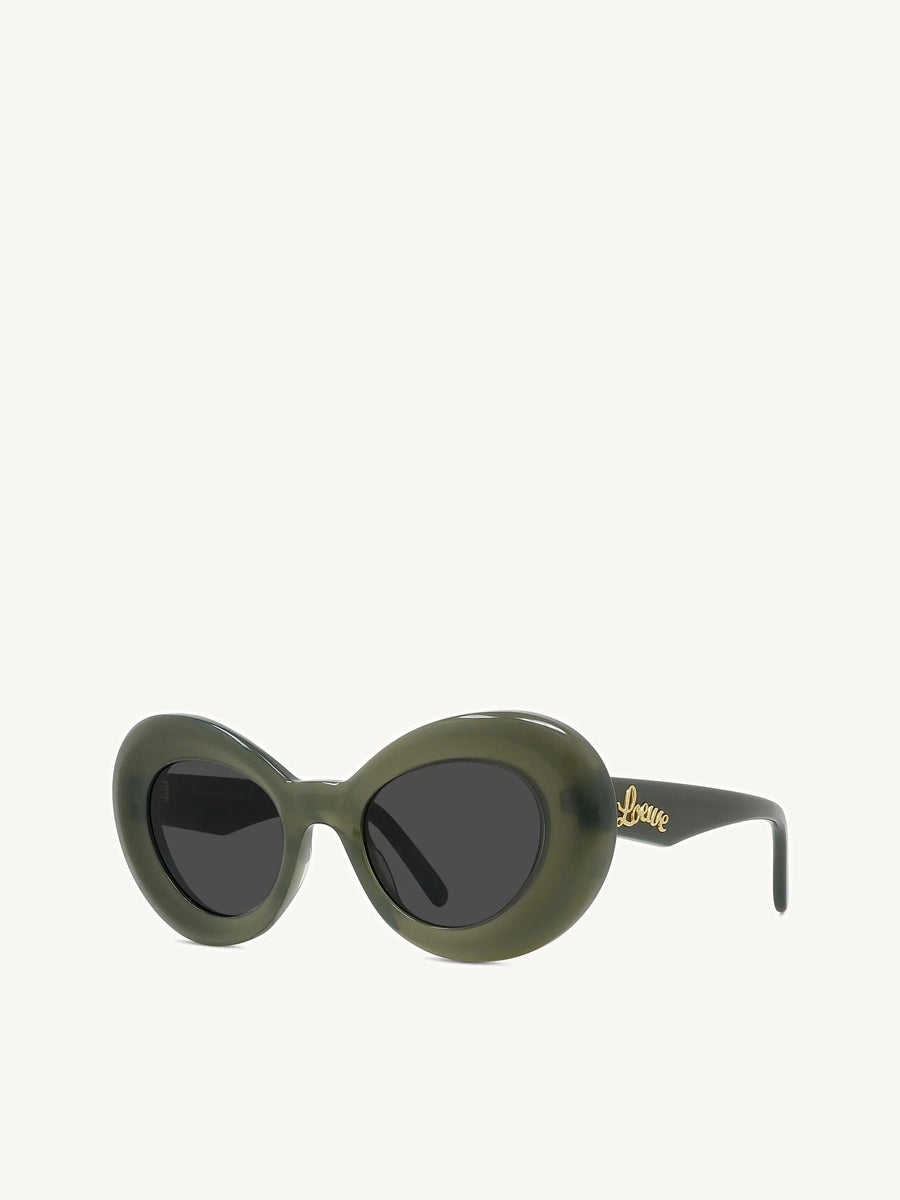 Loewe LW40112I 4796A Acetate Sunglasses in Green