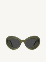 Loewe LW40112I 4796A Acetate Sunglasses in Green