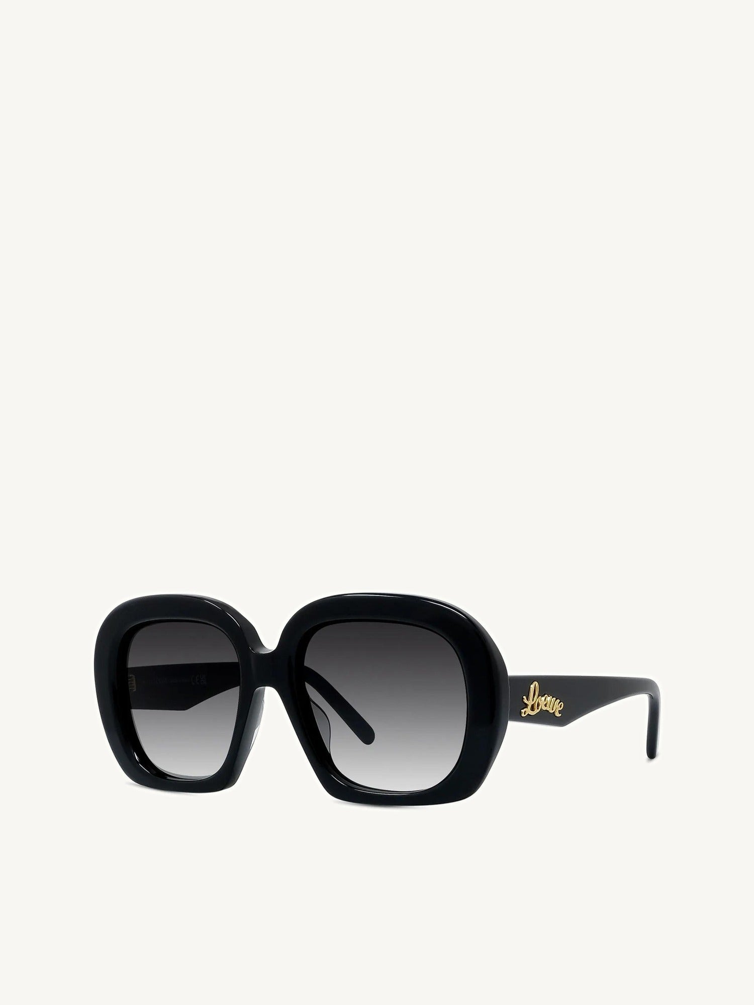 Loewe LW40113U 5301B Acetate Sunglasses in Black