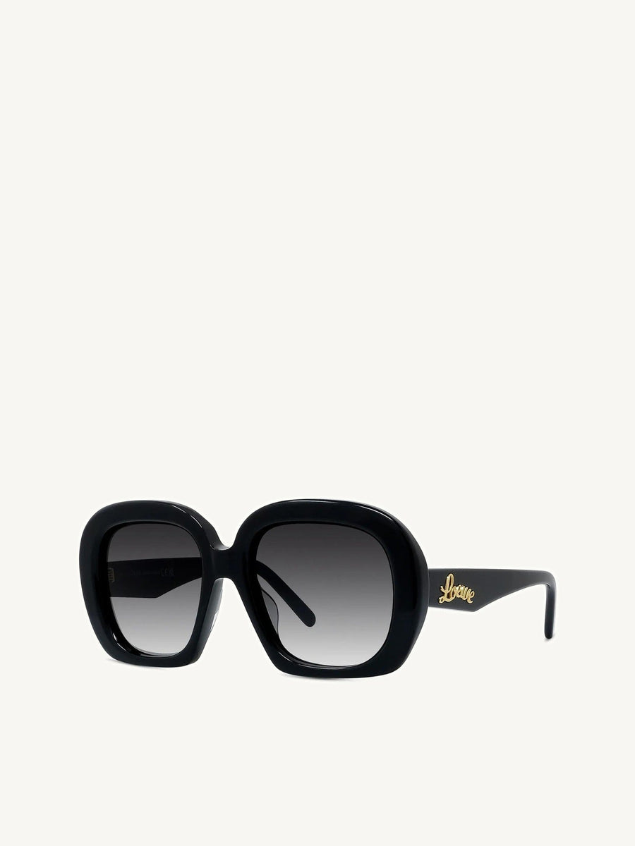 Loewe LW40113U 5301B Acetate Sunglasses in Black