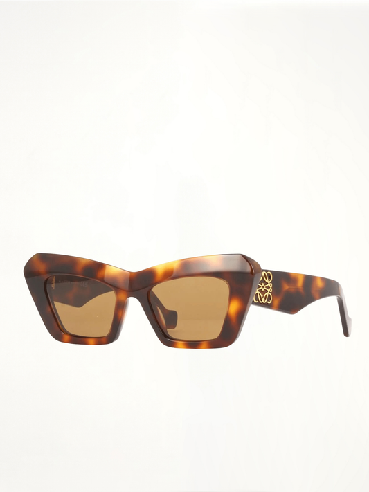 Loewe LW40036I 5153E Acetate Sunglasses in Tortoise