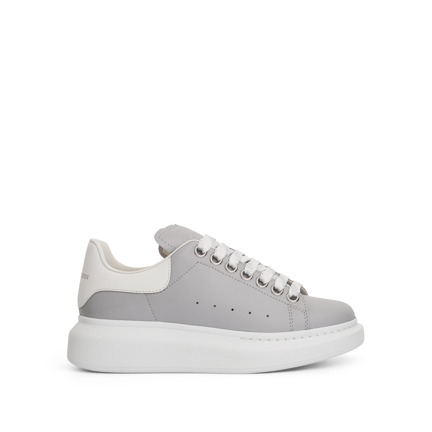 Larry Oversized Sneaker in Silver Grey/White