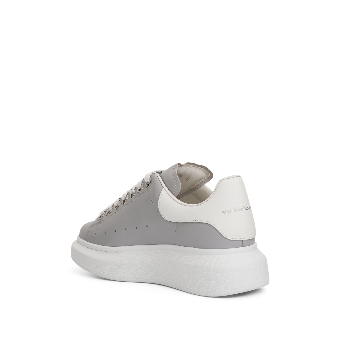 Larry Oversized Sneaker in Silver Grey/White