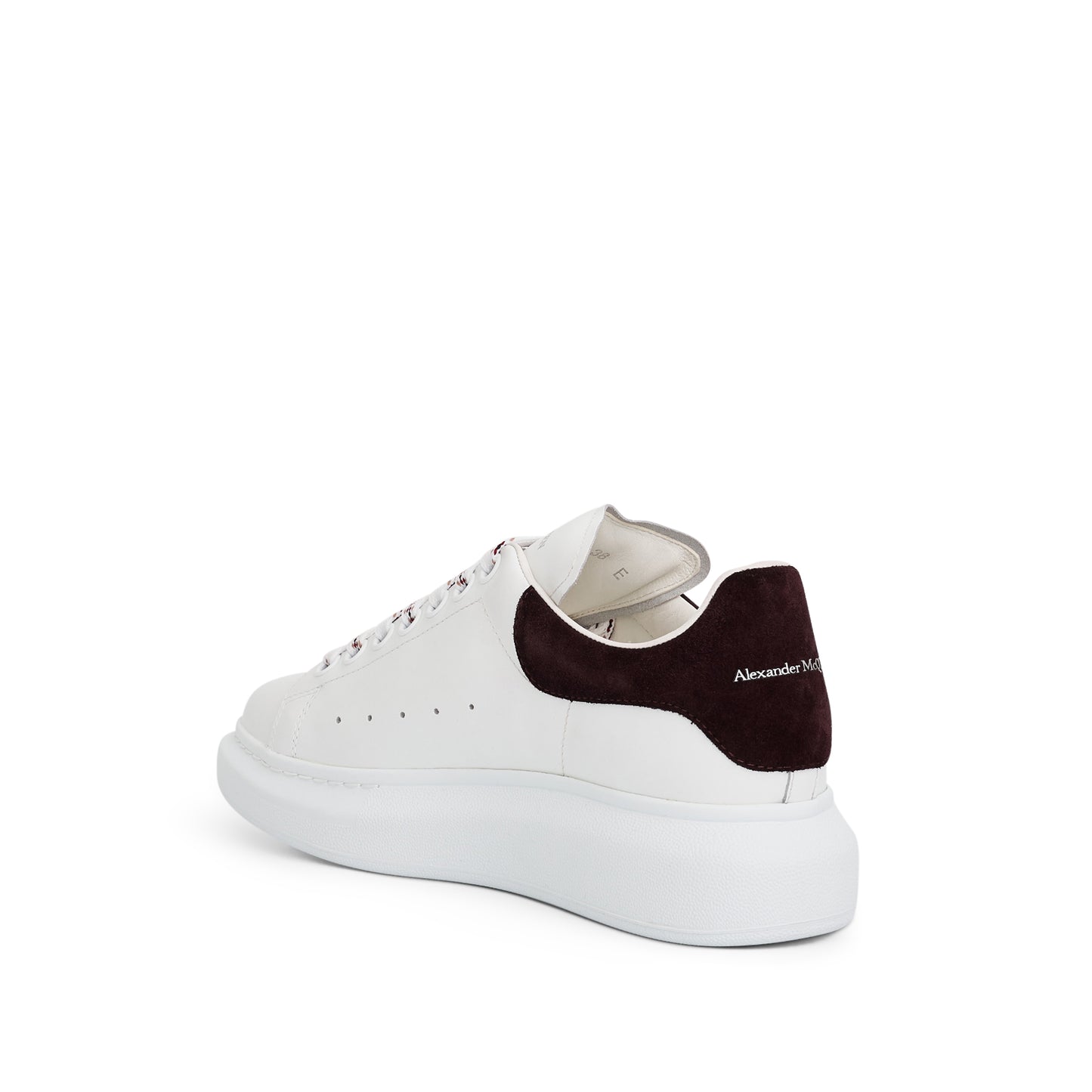 Larry Oversized New Suede Velour Sneaker in White