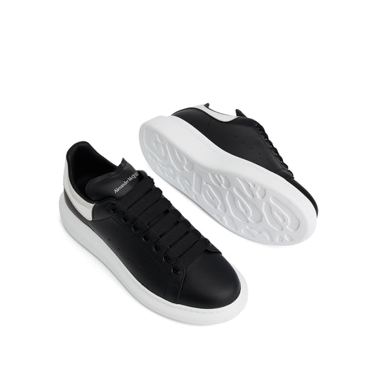 Larry Oversized Sneaker in Black/Silver