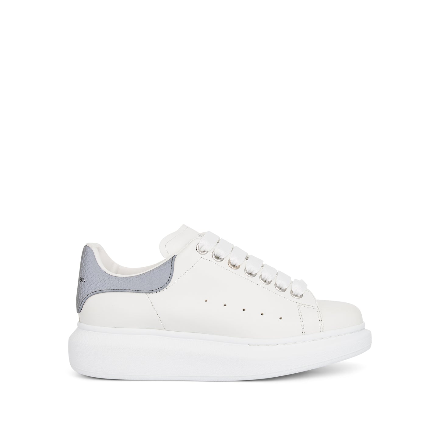 Larry Oversized Sneaker in White/Cement Grey
