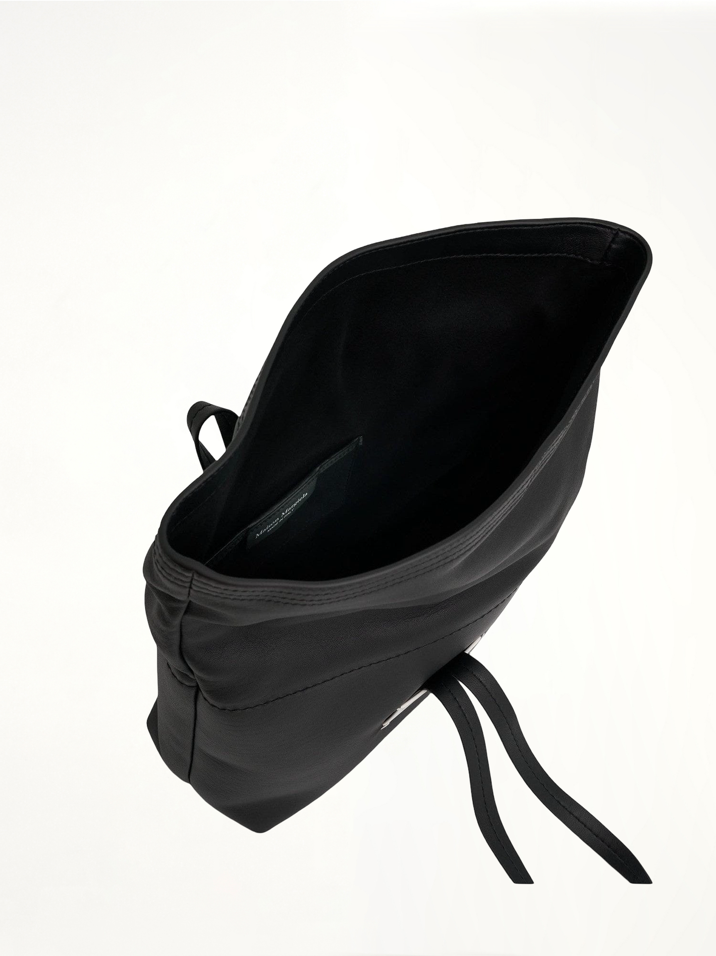 Leather Clutch Bag in Black