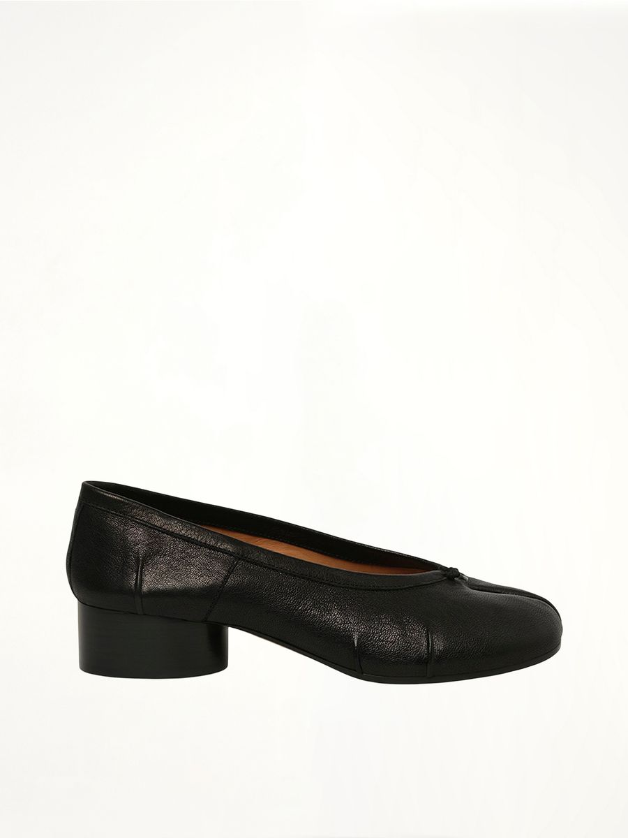 New Tabi Ballerina in Black Side View | MAISON MARGIELA