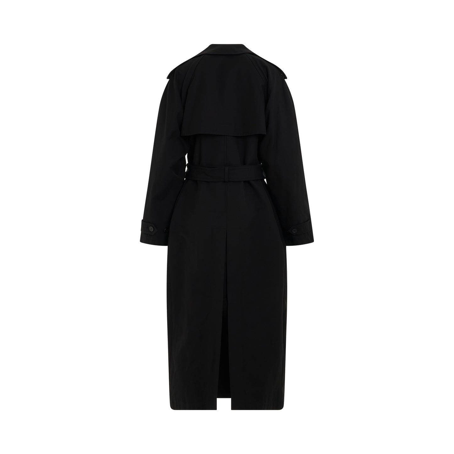 Hourglass Trench Coat in Black