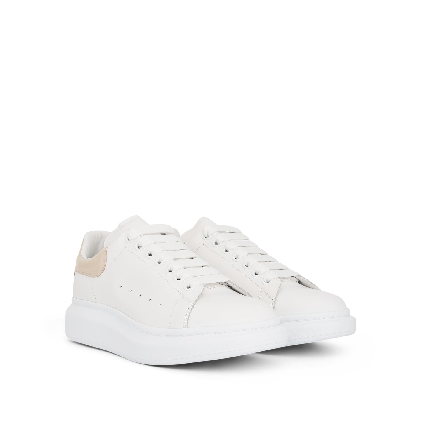 Larry Oversized Sneaker in White/Oyster