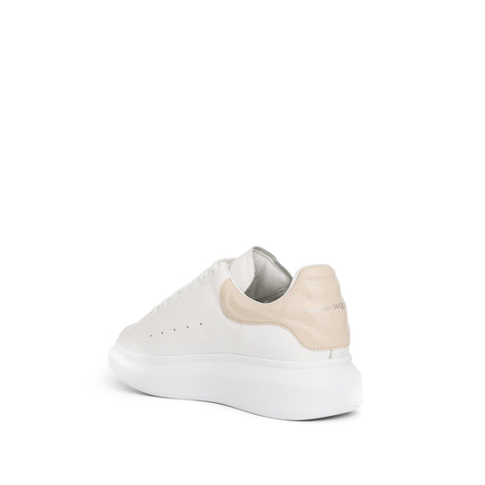 Larry Oversized Sneaker in White/Oyster