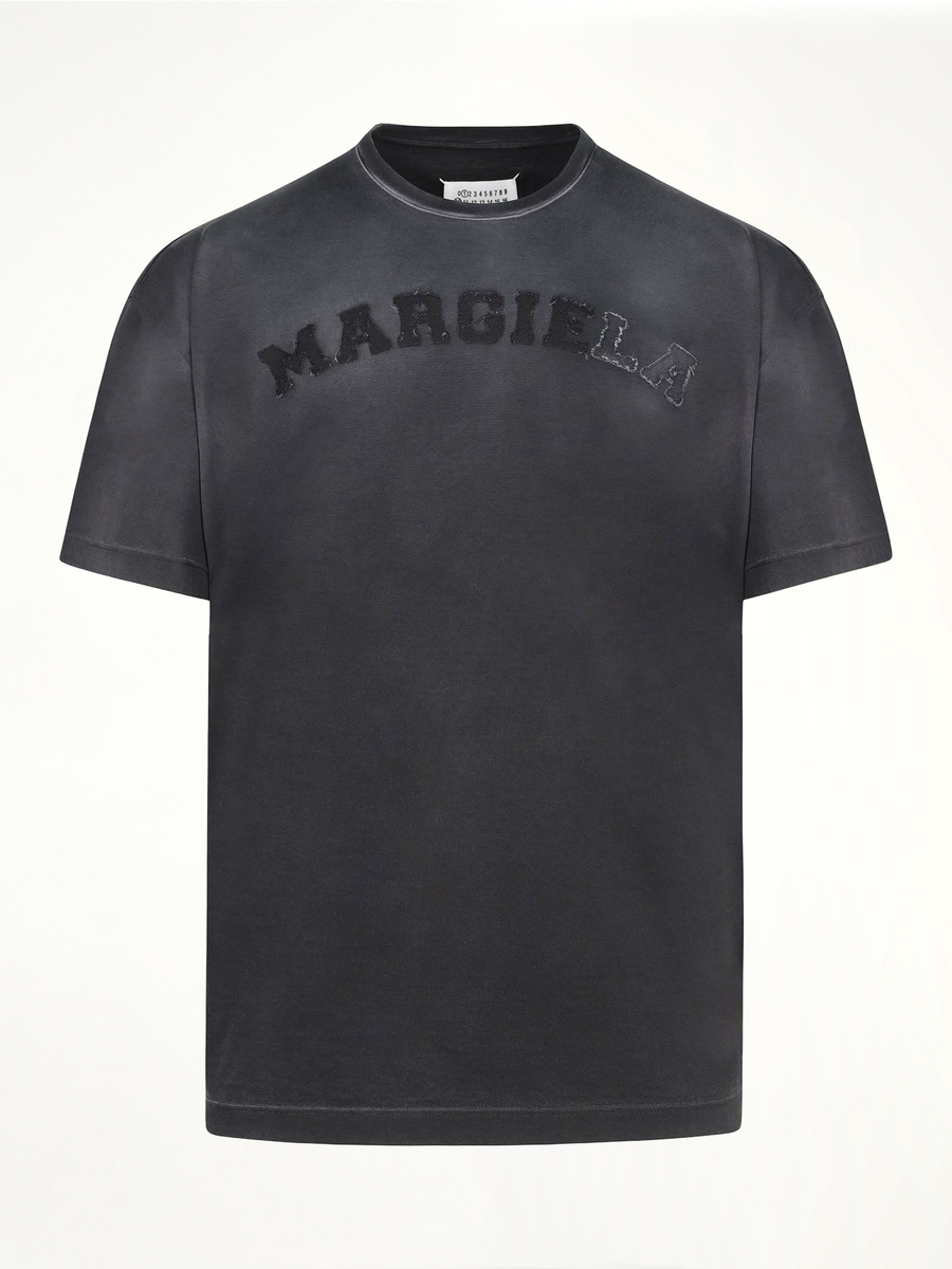 Memory Logo T-Shirt in Washed Dark Grey