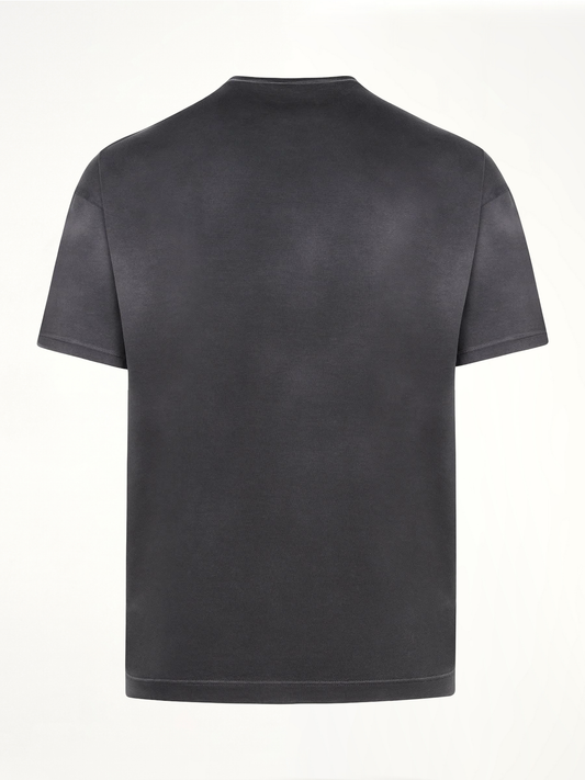 Memory Logo T-Shirt in Washed Dark Grey