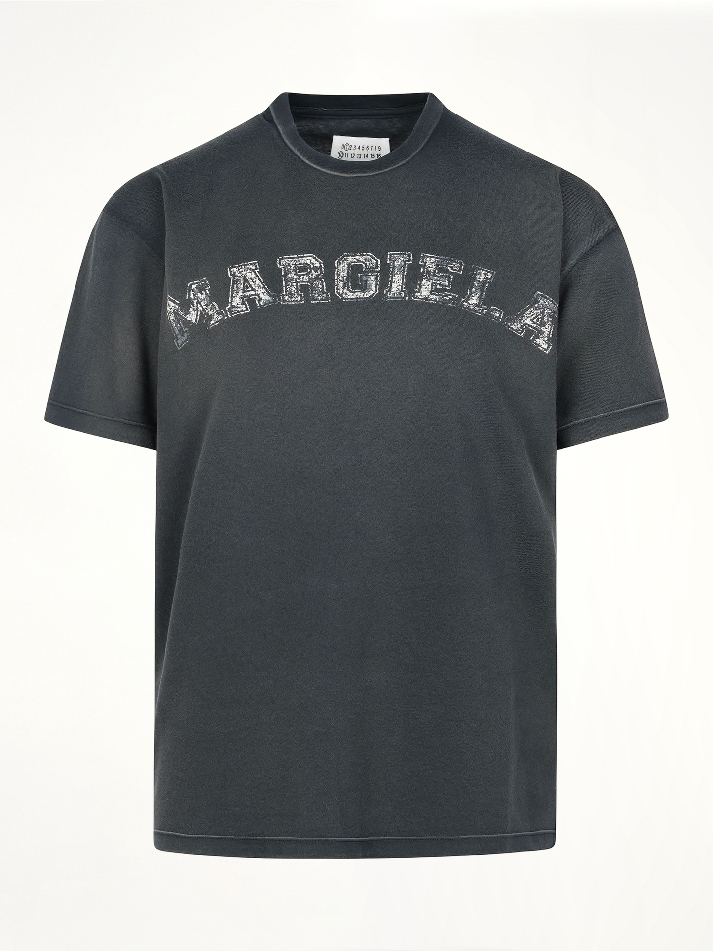 Faded Logo Relaxed Fit T-Shirt in Black