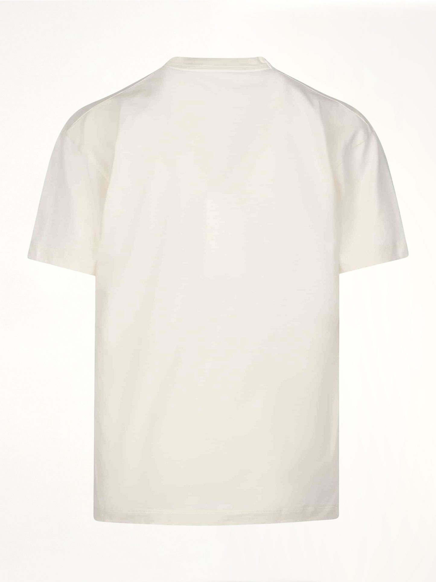 Reverse Logo T-Shirt in Ivory