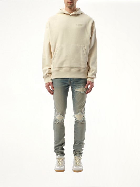 Amiri Oversized Hoodie in Birch