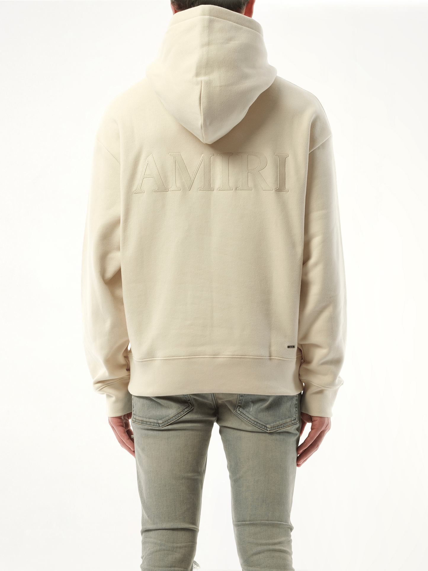 Amiri Oversized Hoodie in Birch