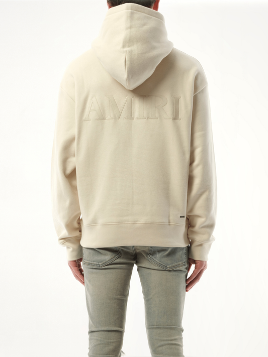 Amiri Oversized Hoodie in Birch