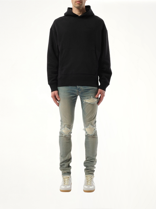 Amiri Oversized Hoodie in Black