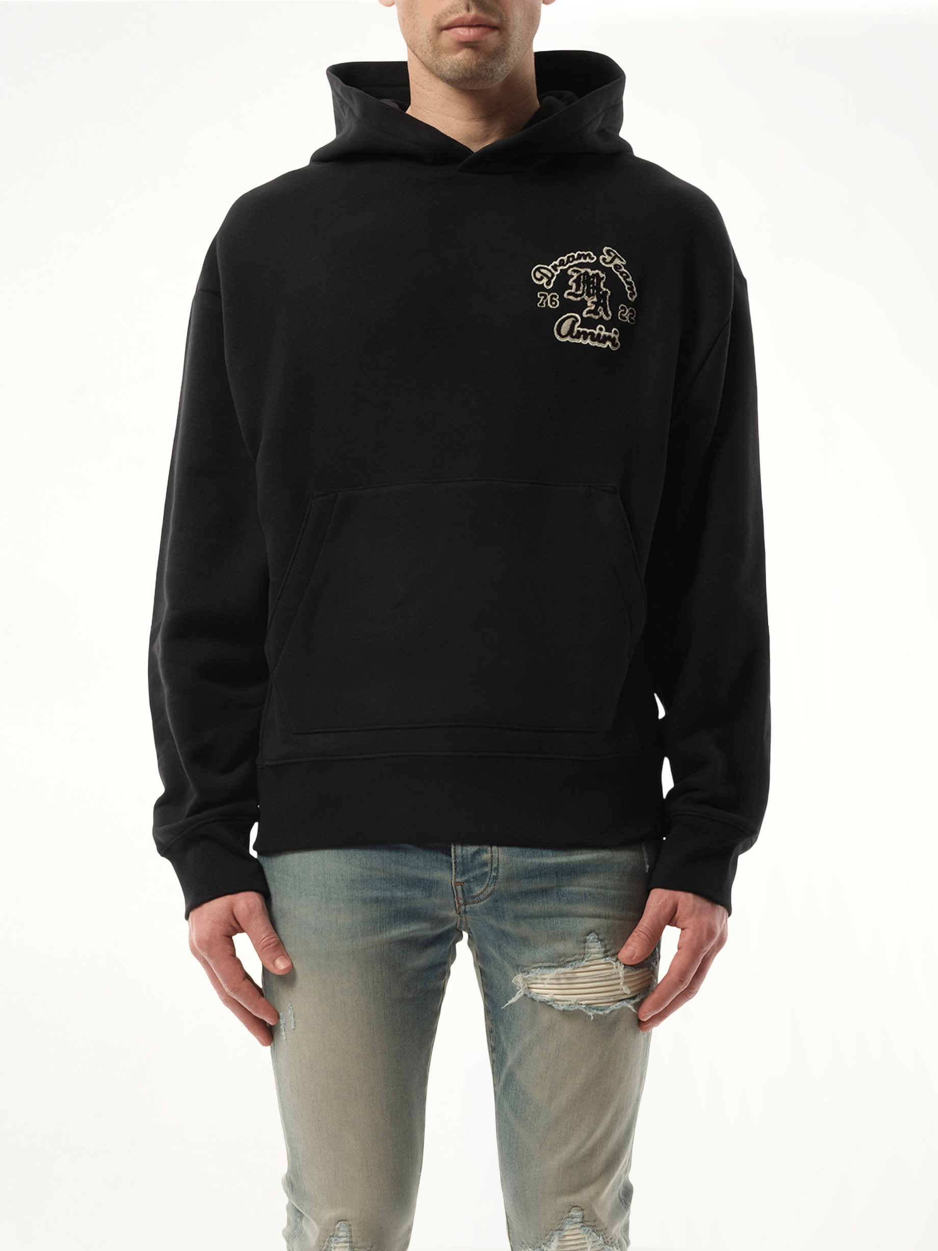 Dream Team Oversized Hoodie in Black