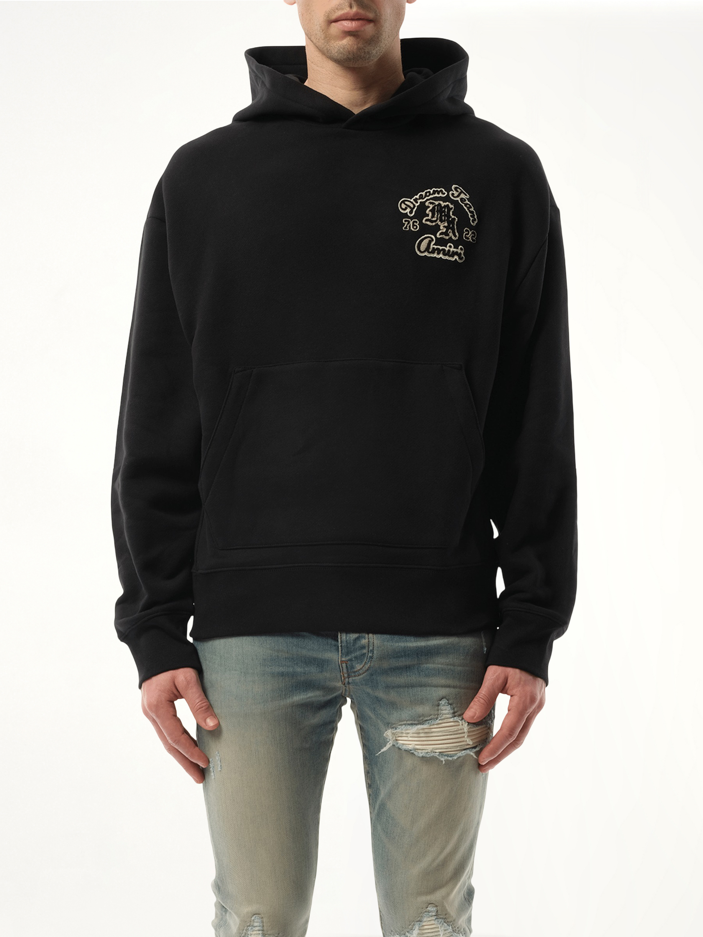 Dream Team Oversized Hoodie in Black