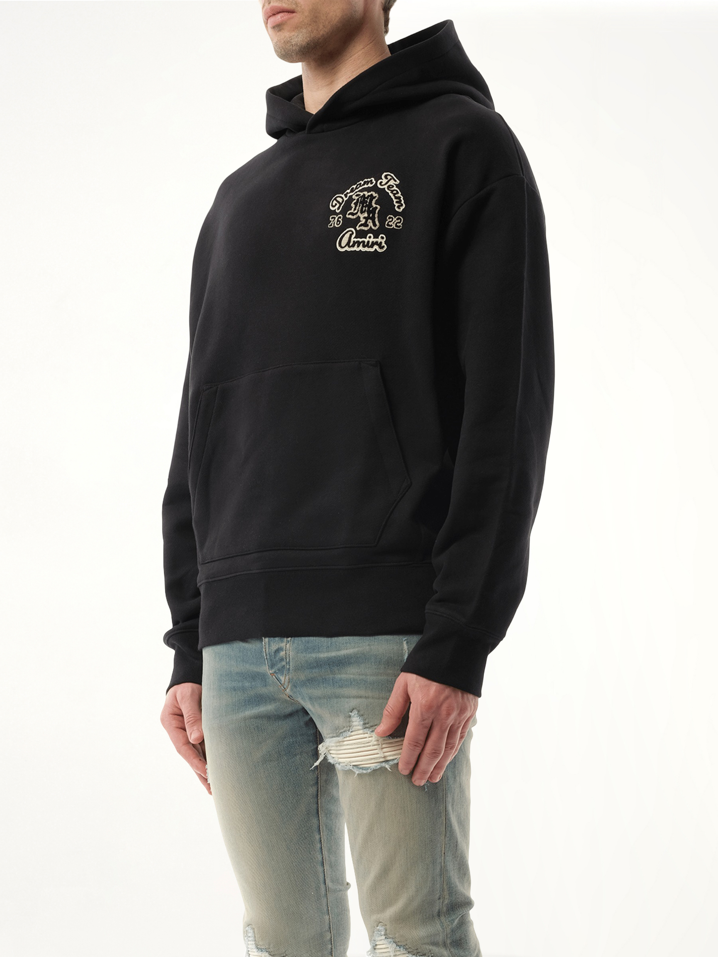 Dream Team Oversized Hoodie in Black