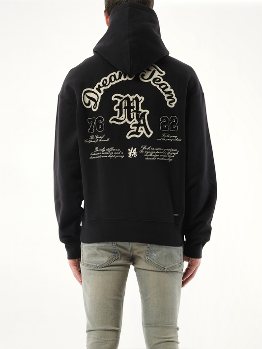 Dream Team Oversized Hoodie in Black
